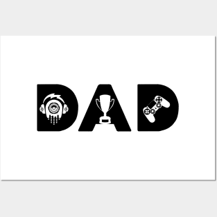 gamer dad - fathers day Posters and Art